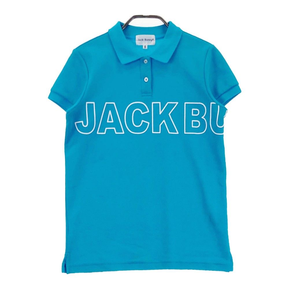 ジャックバニー　ポロシャツ　ブルー サイズ：0 JACK BUNNY ジャックバニー 半袖ポロシャツ ブルー系