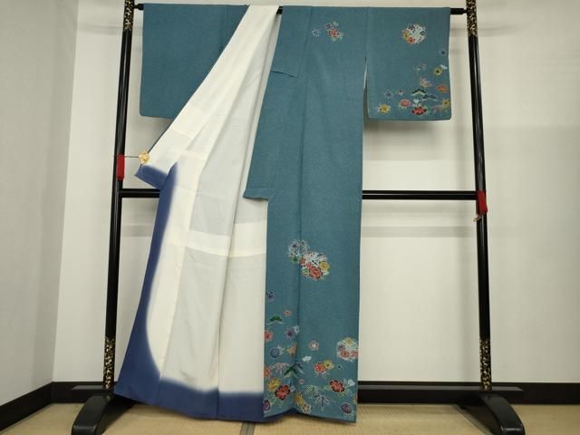 平和屋着物●訪問着　紅型　花丸文　正絹　逸品　AAAZ3778ck 平和屋着物○訪問着 紅型 花丸文 正絹 逸品 AAAZ3778ck - メルカリ