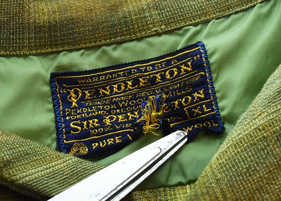 ペンドルトン PENDLETON 60s 60's SIR PENDLETON WOOL SHIRT オンブレ