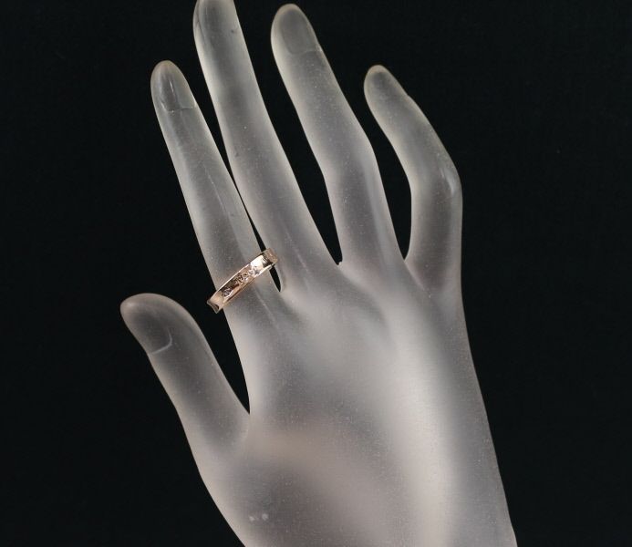 ティファニー TIFFANY 1837 ナロー リング 10号 ルベドメタル ティファニー 1837 ナロー リング ルベドメタル ゴールド