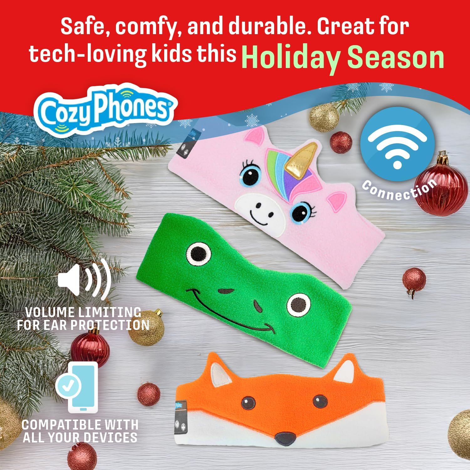 CozyPhones オーバーイヤーヘッドバンドヘッドフォン ? キッズヘッドフォン ボリューム制限 薄いスピーカー&スーパーソフトストレッチヘッドバ CozyPhones PJマスク キャットボーイ キッズ ヘッドフォン オーバーイヤーヘッドバンドヘッドホン - ボリューム制限  薄型スピーカー\u0026ソフトフリースヘッドバンド付き