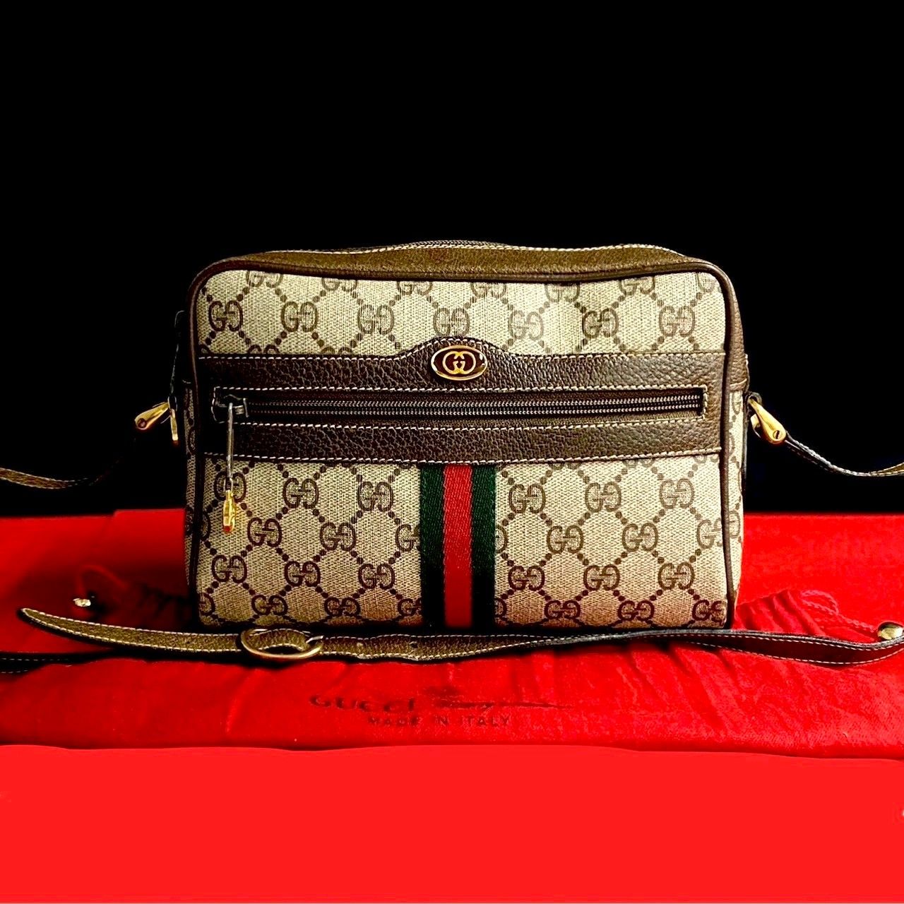 未使用保管品 袋付き GUCCI グッチ オールドグッチ ヴィンテージ