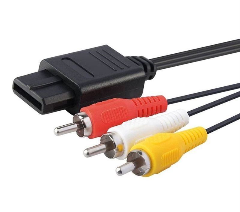 スーパーファミコン ゲームキューブ ニンテンドー64用 互換AVケーブル 100本セット SFC GC N 64 キャンペーンソフト 周辺機器 