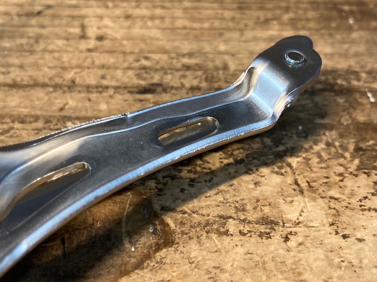 Campagnolo アテナ　フロントディレーラー 直付け　シルバー カンパニョーロ アテナ フロントディレイラー シルバー 直付