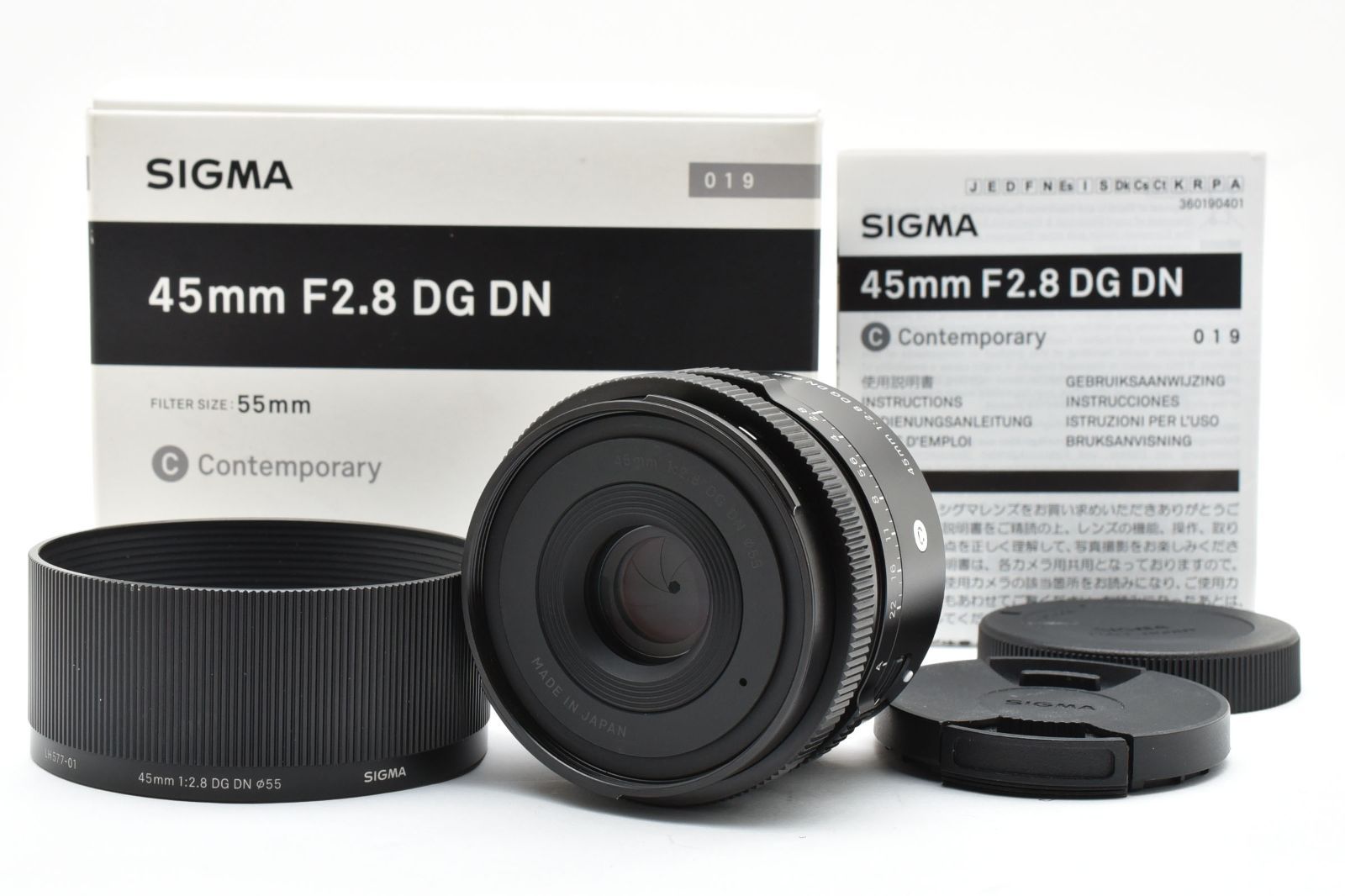 ☆極上美品☆シグマ SIGMA Contemporary 45mm F2.8 DG DN (ソニーE用