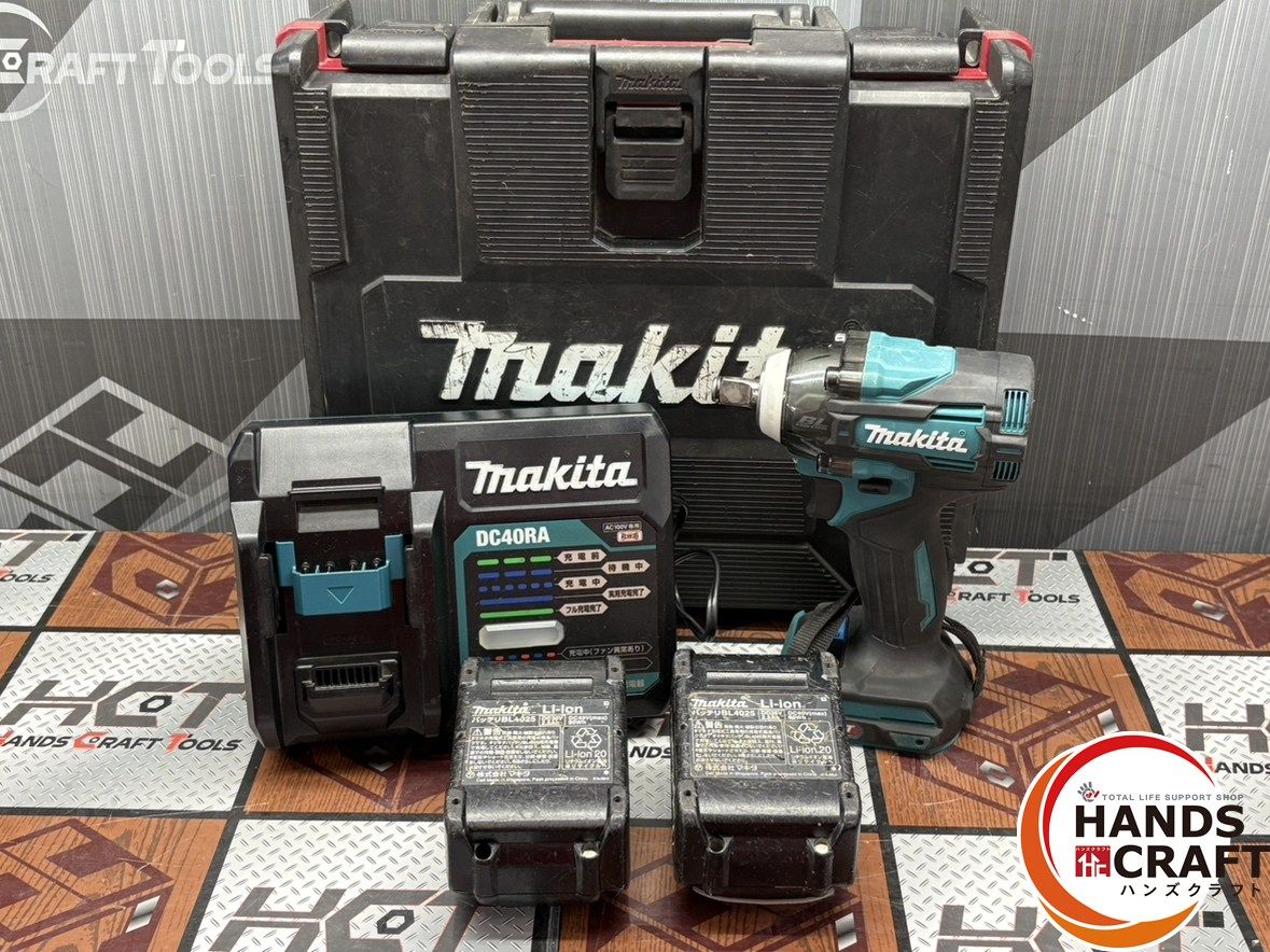 〇マキタ Makita TW004GRDX 充電式インパクトレンチ トルク320N m バッテリ×2 充電器付き ハンズクラフト佐賀