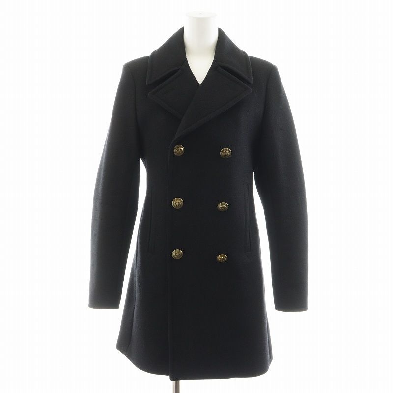 ピュアカシミヤ100%】ロングチェスターコート ダブル 6つボタン 6B