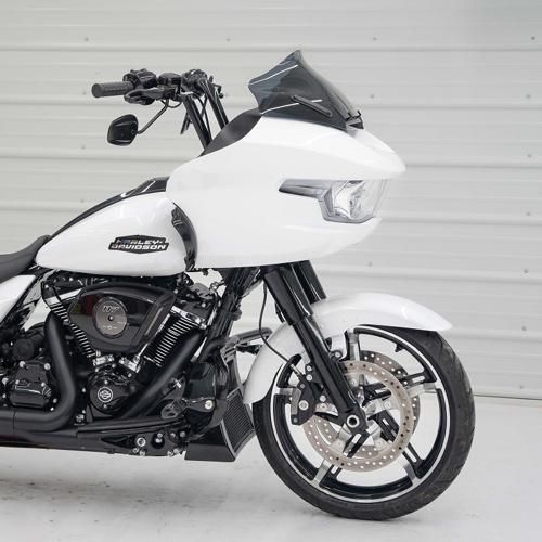 SPORT FLARE ウインドシールド 10インチ ダークスモーク 以降FLTRXSE 以降FLTRX FLTRXSTSE BRIGHTFACE_UK