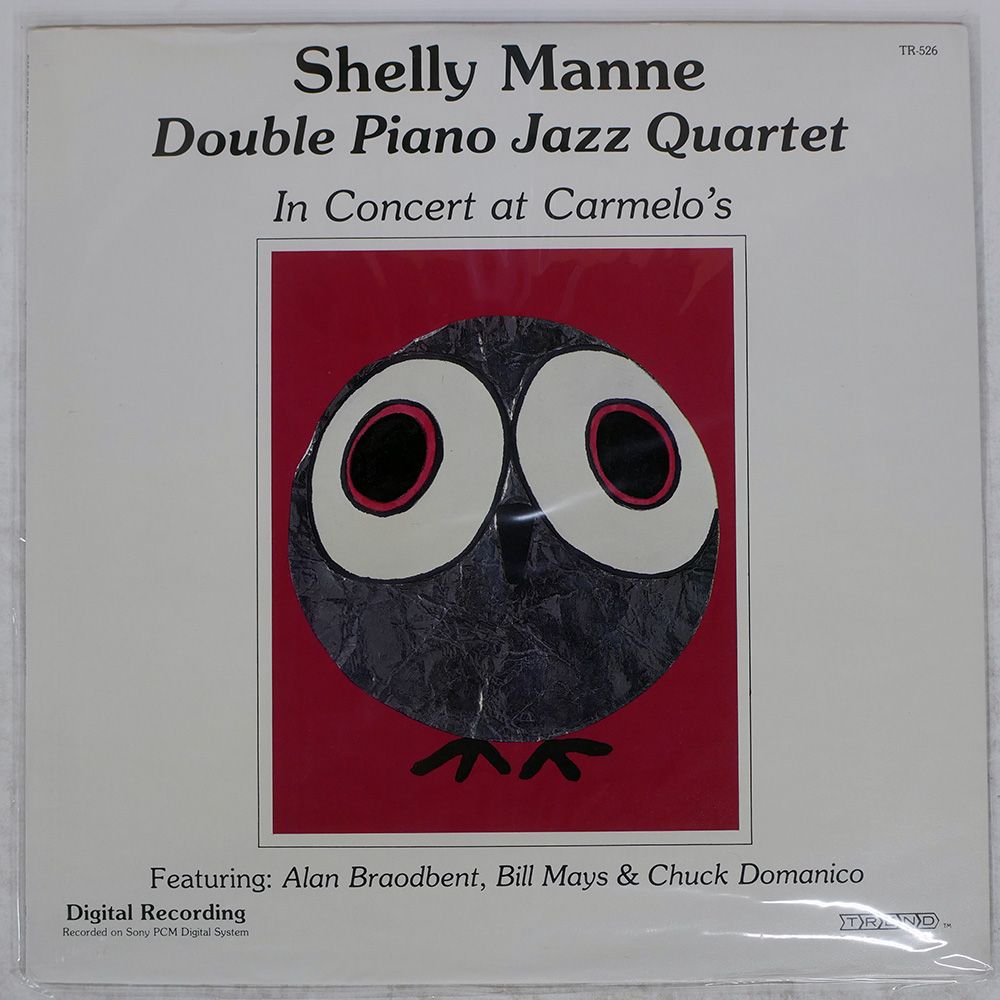 米 US盤 SHELLY MANNE/DOUBLE PIANO JAZZ QUARTET IN CONCERT AT