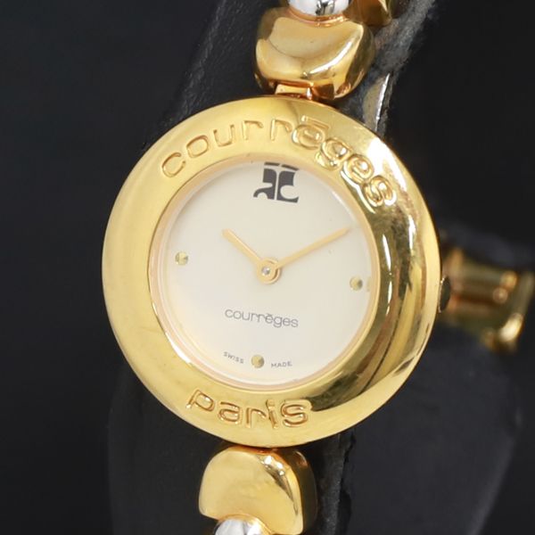 未使用品　ジュエッテ　腕時計　ゴールド QZ ニナリッチ 1400-7110 ゴールド文字盤 レディース腕時計