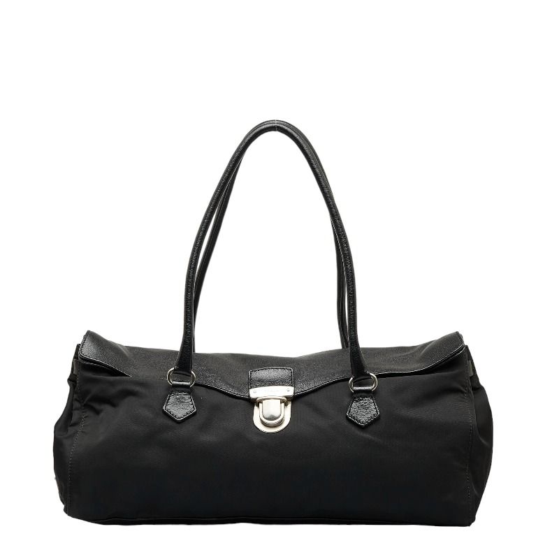プラダ PRADA ハンドバッグ バッファローレザー トライアングルロゴ 