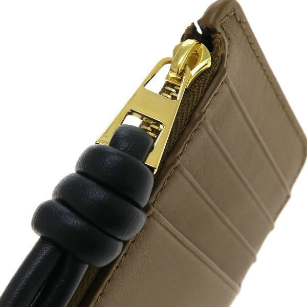 ロエベ ノット コインカードホルダー(シャイニーナパカーフ  