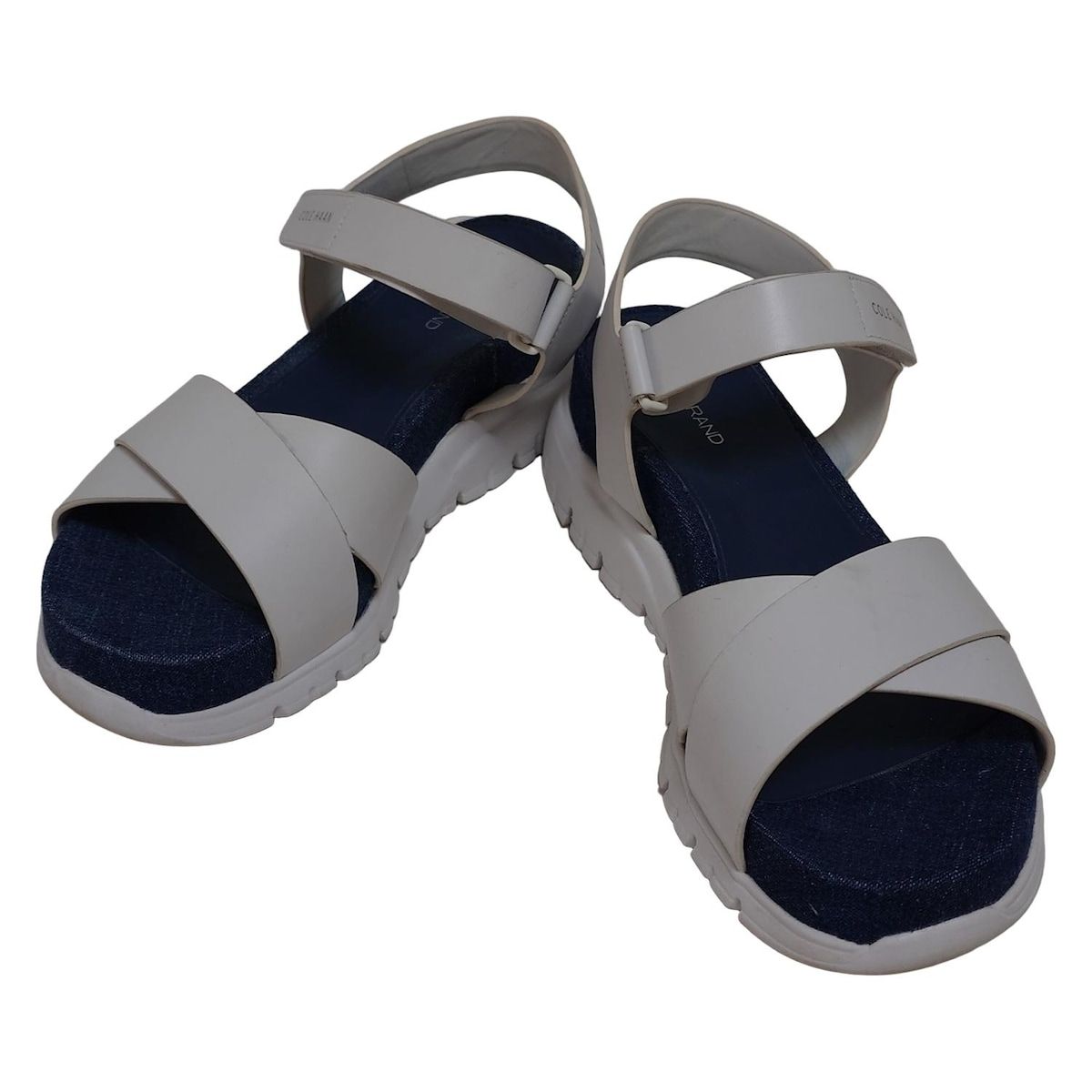 COLE HAAN コールハーン サンダル 6 B レディース - 白 レザー