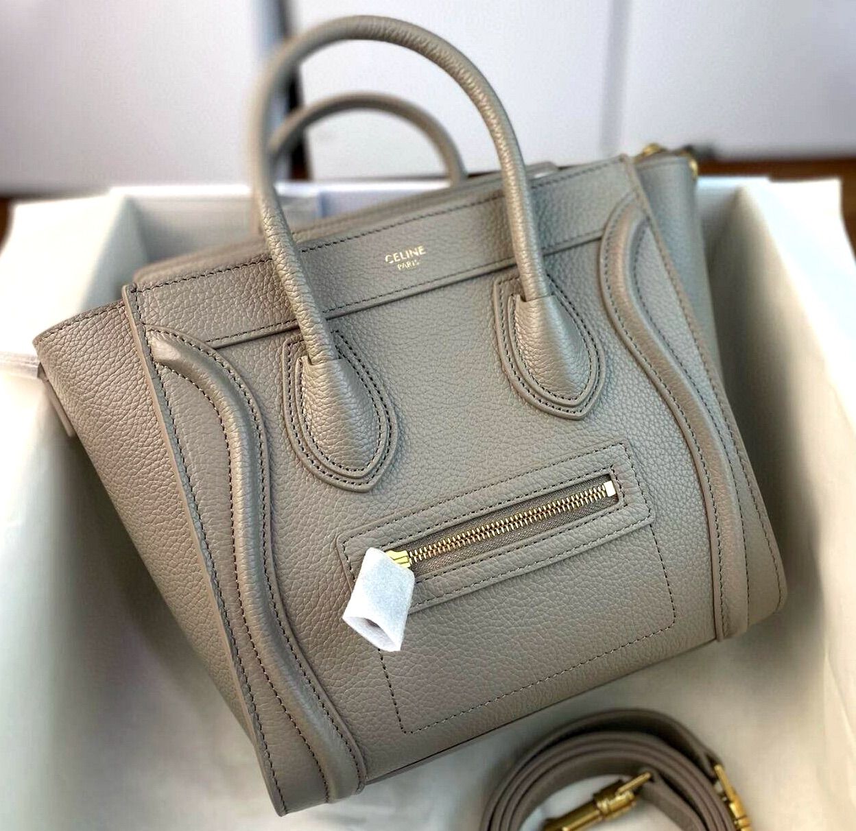 セリーヌ CELINE ラゲージ マイクロショルダーバッグ 