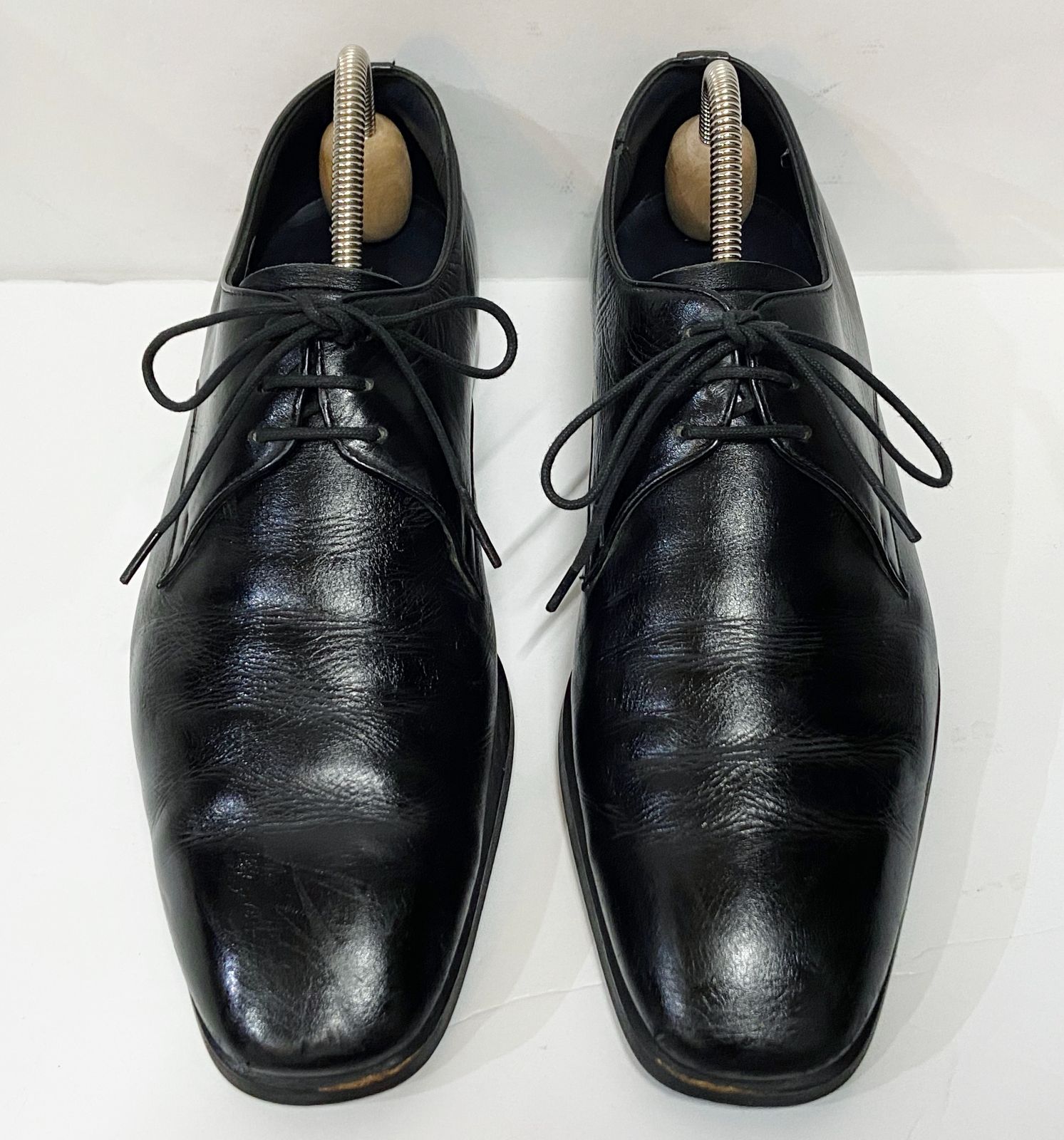 新品同様 BURBERRY ビジネスシューズ レザー ブラック レーズアップ Acne Studios - レースアップレザーシューズ - ブラック