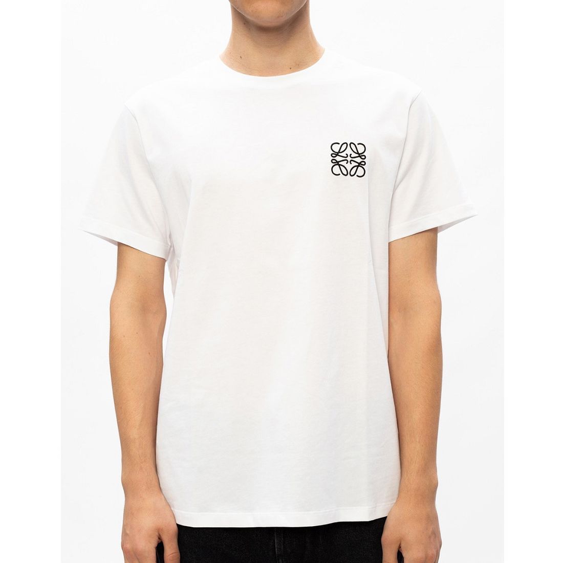 1 LOEWE ロエベ H526Y22X75 2100 ホワイト アナグラム ロゴ刺繍