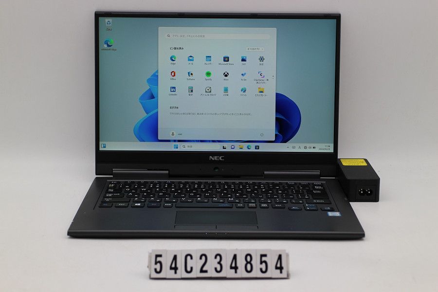 NEC PC-GN18634GE Core i7 8550U 1.8GHz/8GB/250GB(SSD)/13.3W/FHD(1920x1080) タッチパネル/Win11 【54C234854】