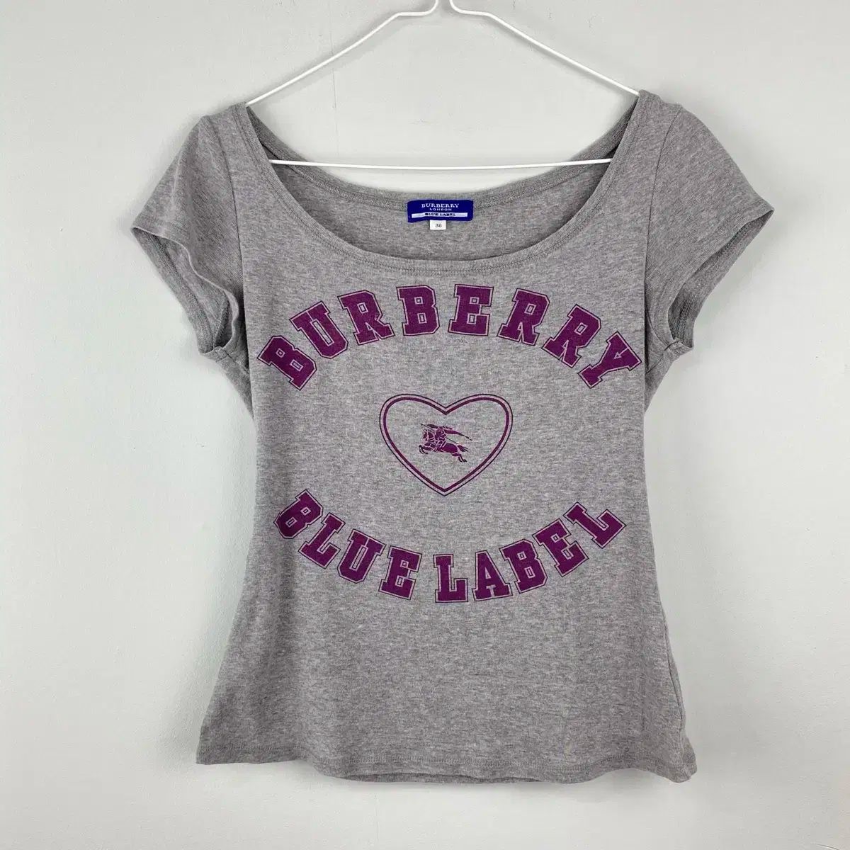 【お得】 BURBERRY(バーバリー ) ブルーレーベル ロゴ フレンチスリーブ トップス