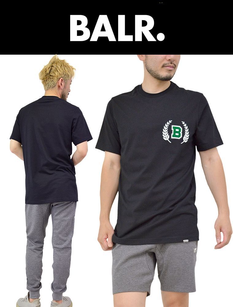 BALR ボーラー Olaf Straight B Crest T-Shirt 半袖Tシャツ 希少 BALR ボーラー Olaf Straight B Crest T-Shirt 半袖Tシャツ 希少