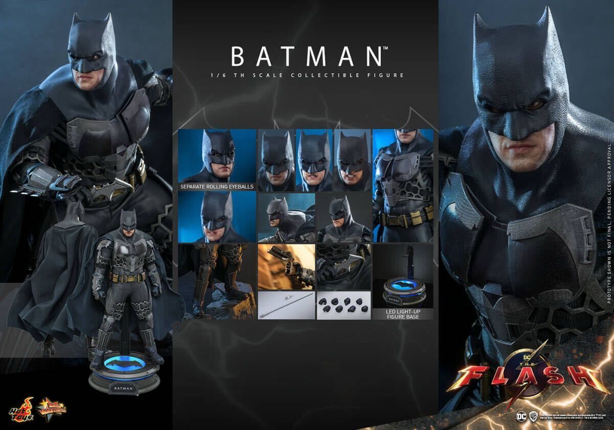 ホットトイズ 1/6 ザ・フラッシュ バットマン 未開封新品 MMS703 The 