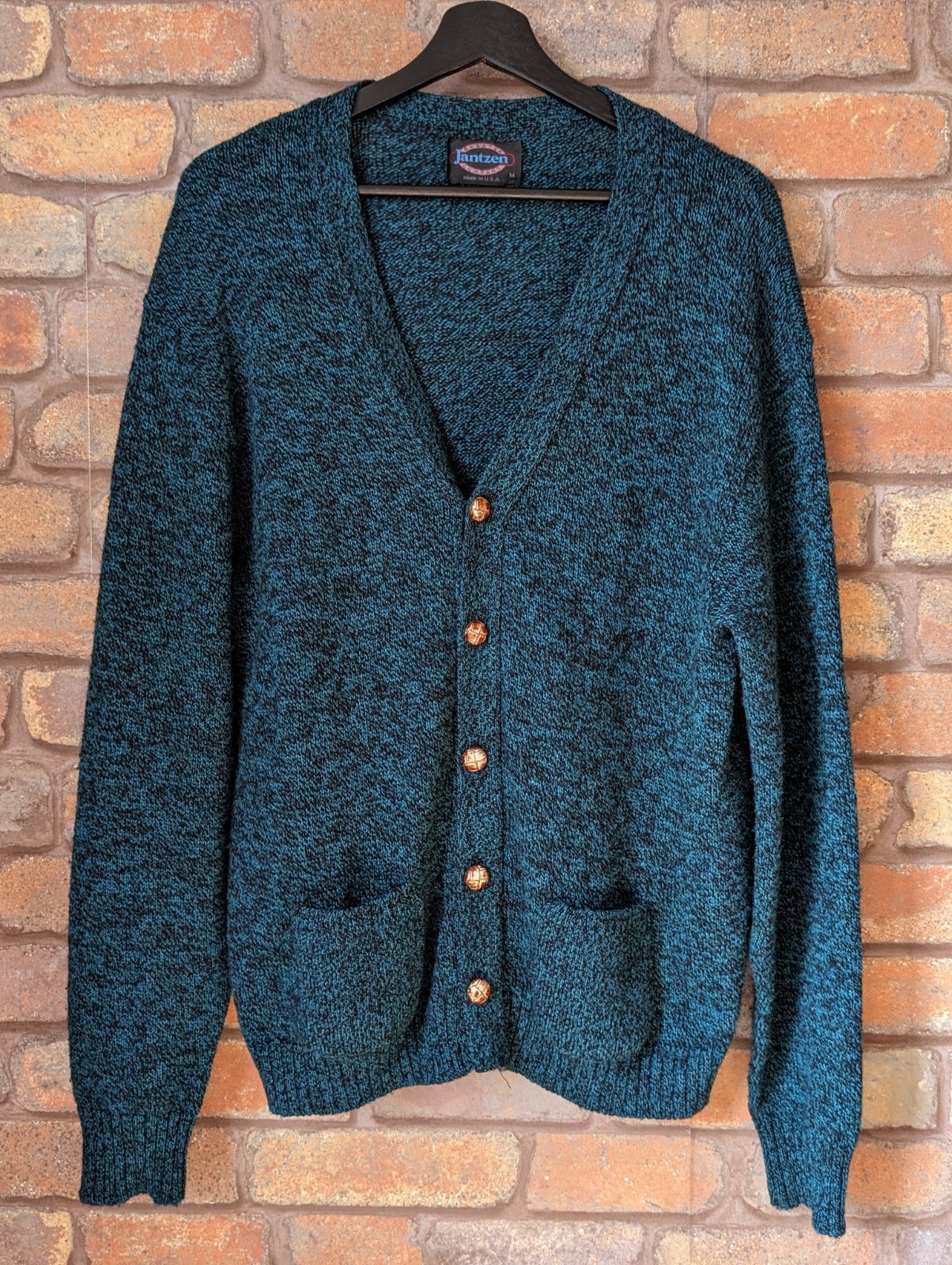 70s usa製 jantzen アルパカカーディガン グランジ モヘア 70's