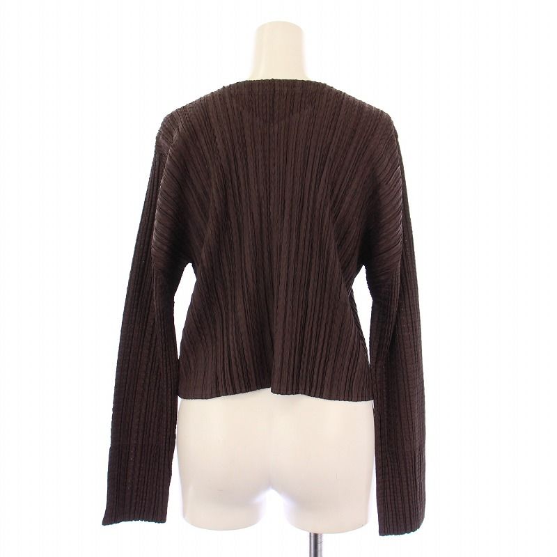 プリーツプリーズ PLEATS PLEASE カーディガン PLEATS PLEASE ISSEY MIYAKE - 美品 プリーツプリーズ イッセイ