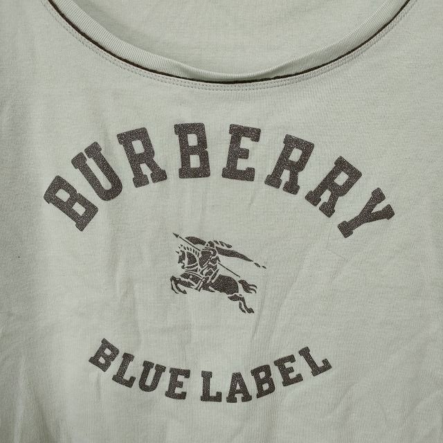 【再入荷国産】BURBERRY BLUE LABEL ライトグリーン ダッフルコート チェック ジャケット・アウター