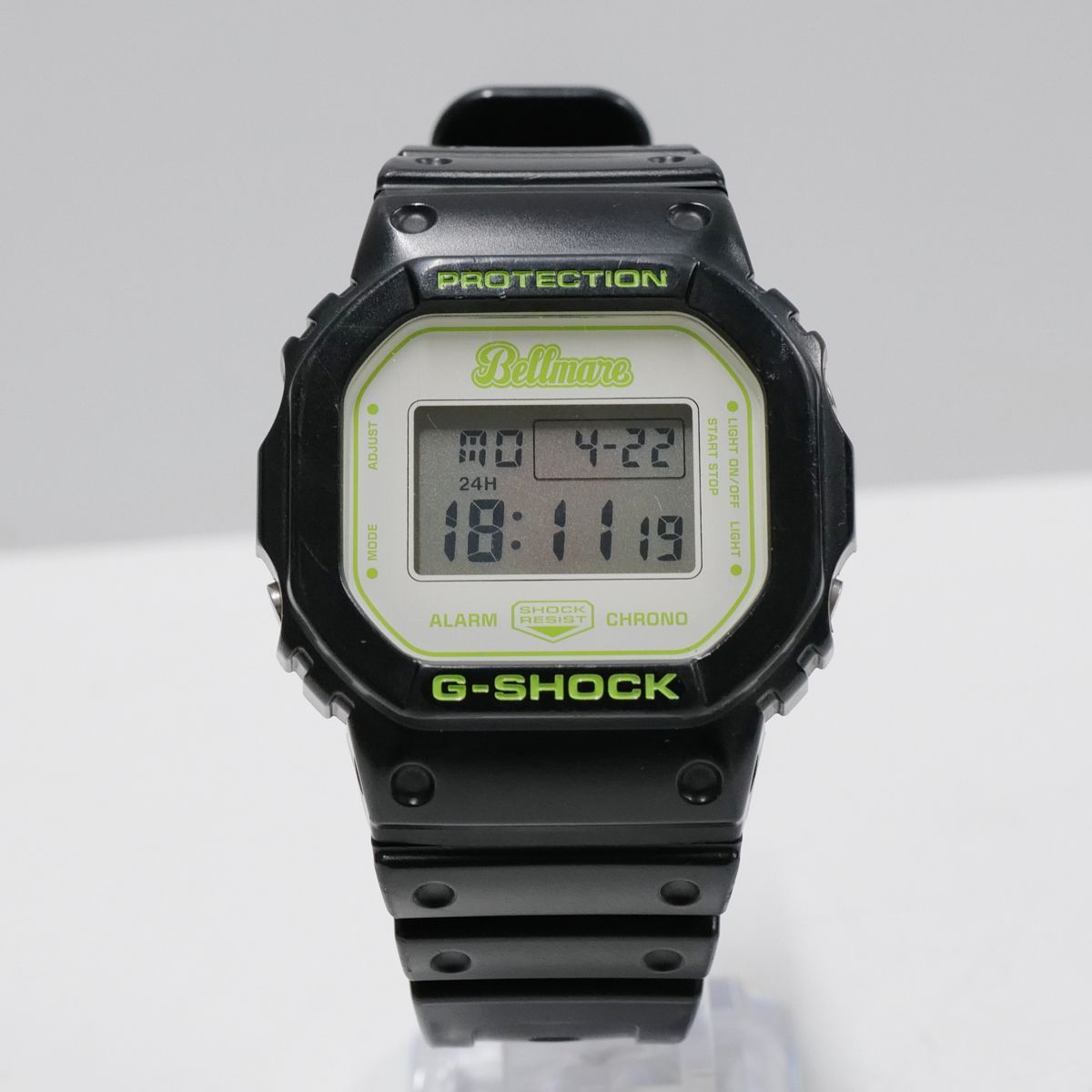 湘南ベルマーレ オリジナル G-SHOCK DW-5600VT 腕時計 USED美品 クラブ創立50周年 限定1000本 サッカー 完動品 中古 X5295