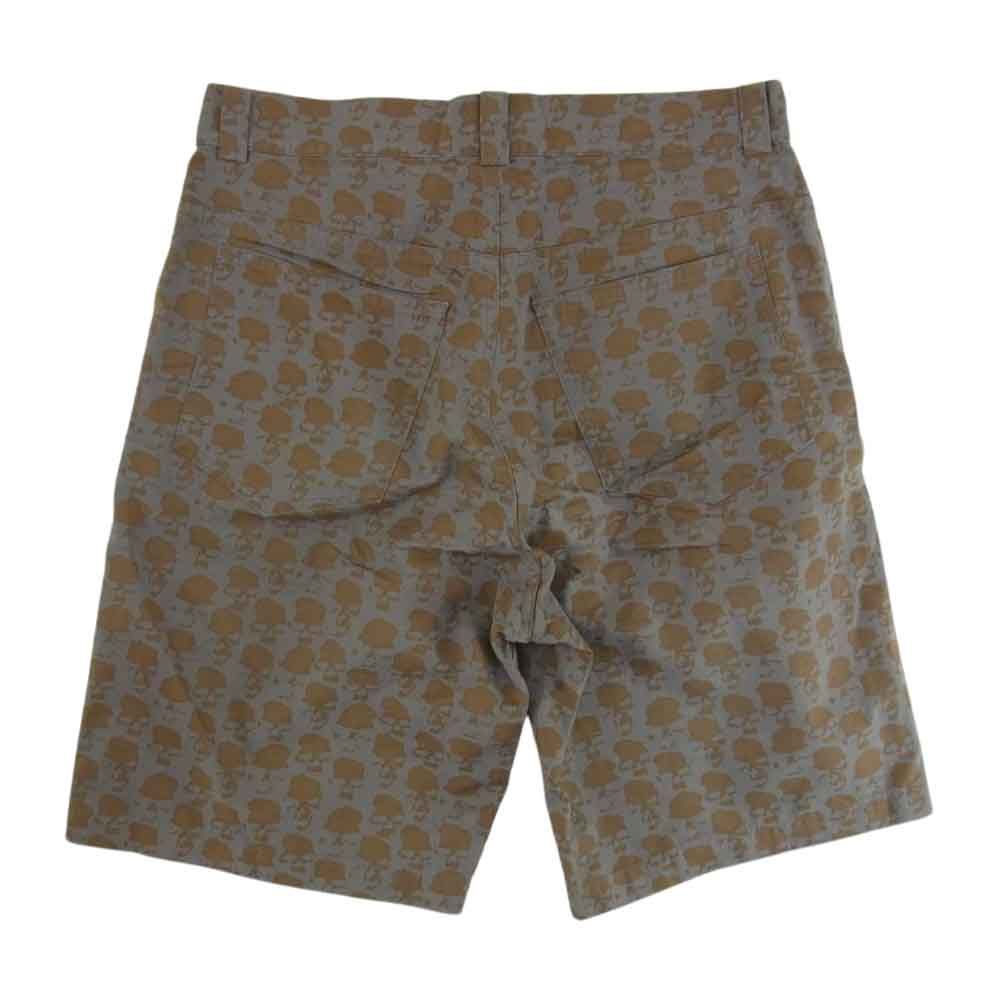 アンダーカバー ショートパンツ 16SS 復刻 ドクロ スカル 総柄【中古