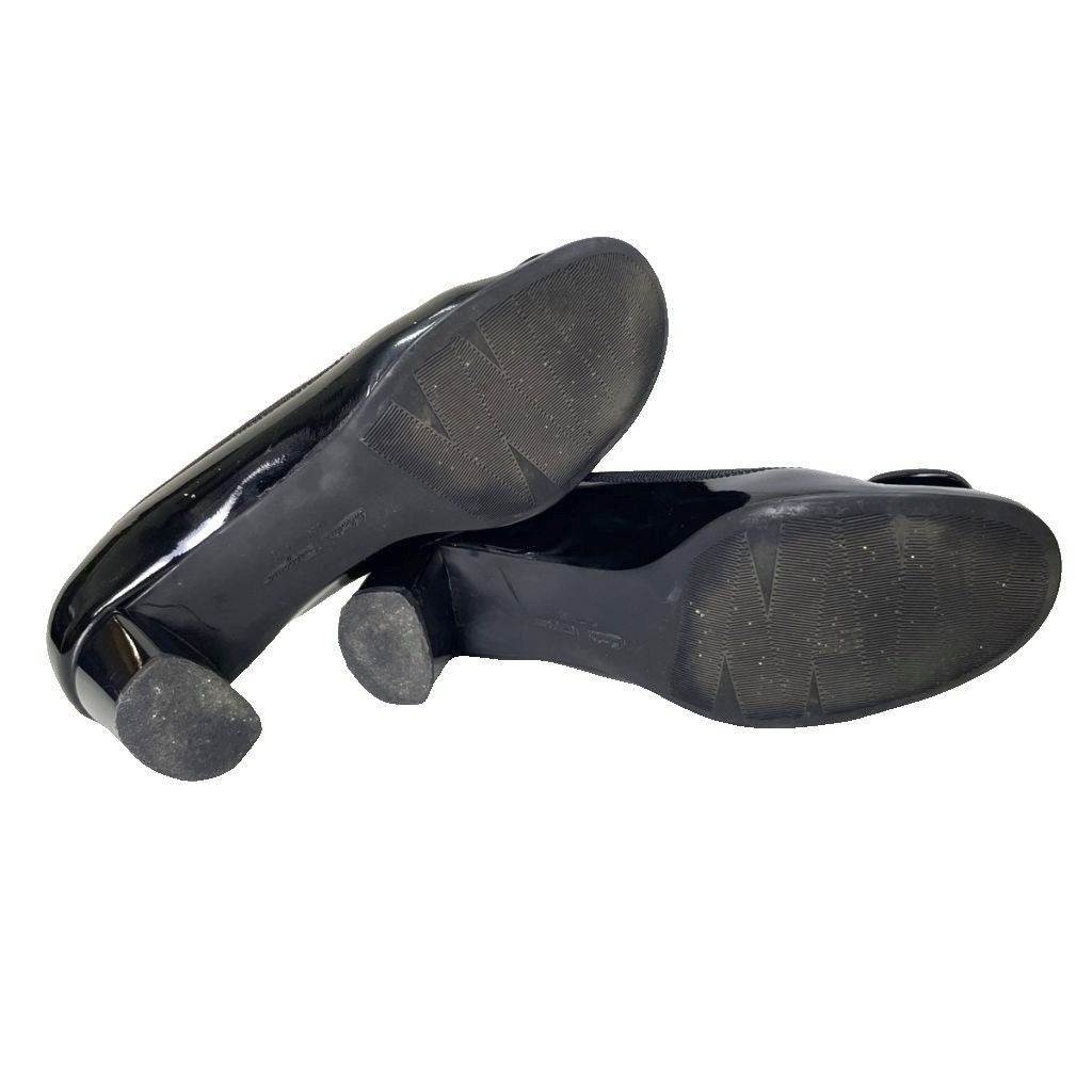 エナメル パンプス