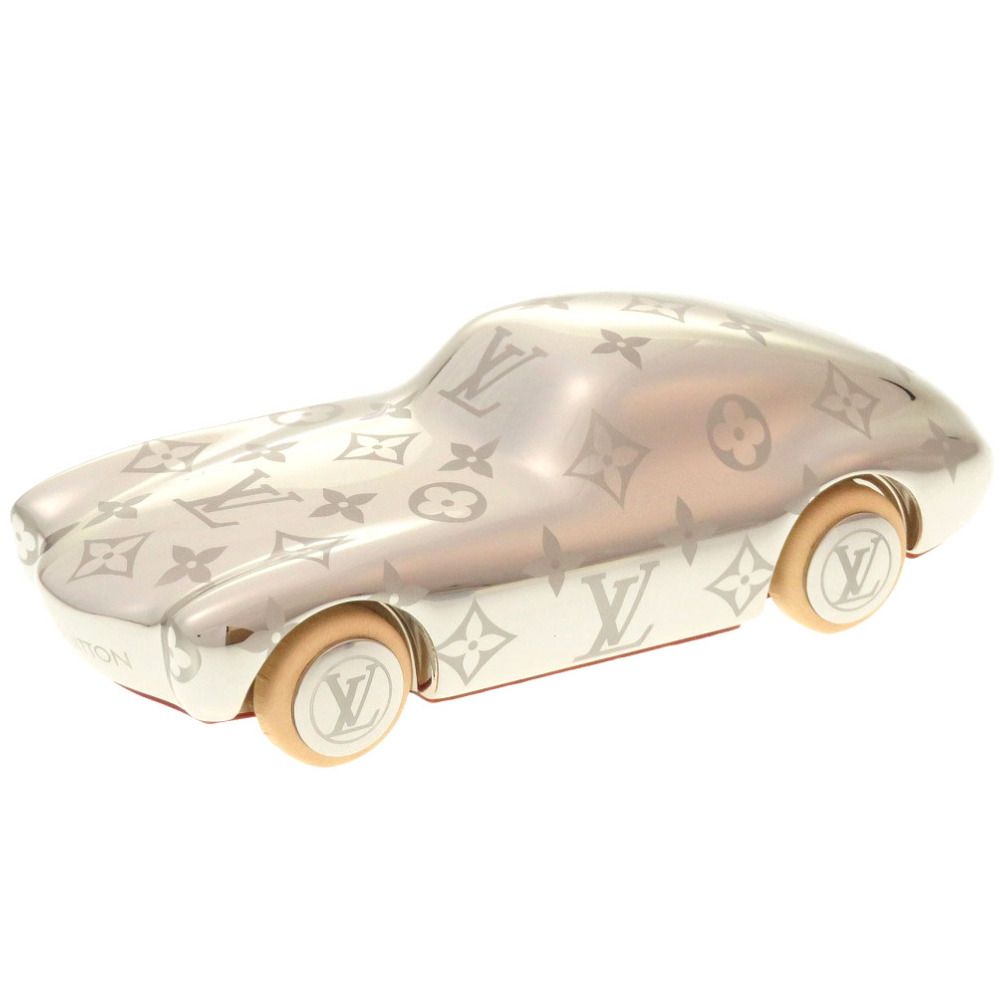 新品同様 ルイ ヴィトン プレス パピエ VVV モノグラム カー 車 GI0304 シルバー オブジェ 置物 LV 0137 LOUIS  VUITTON