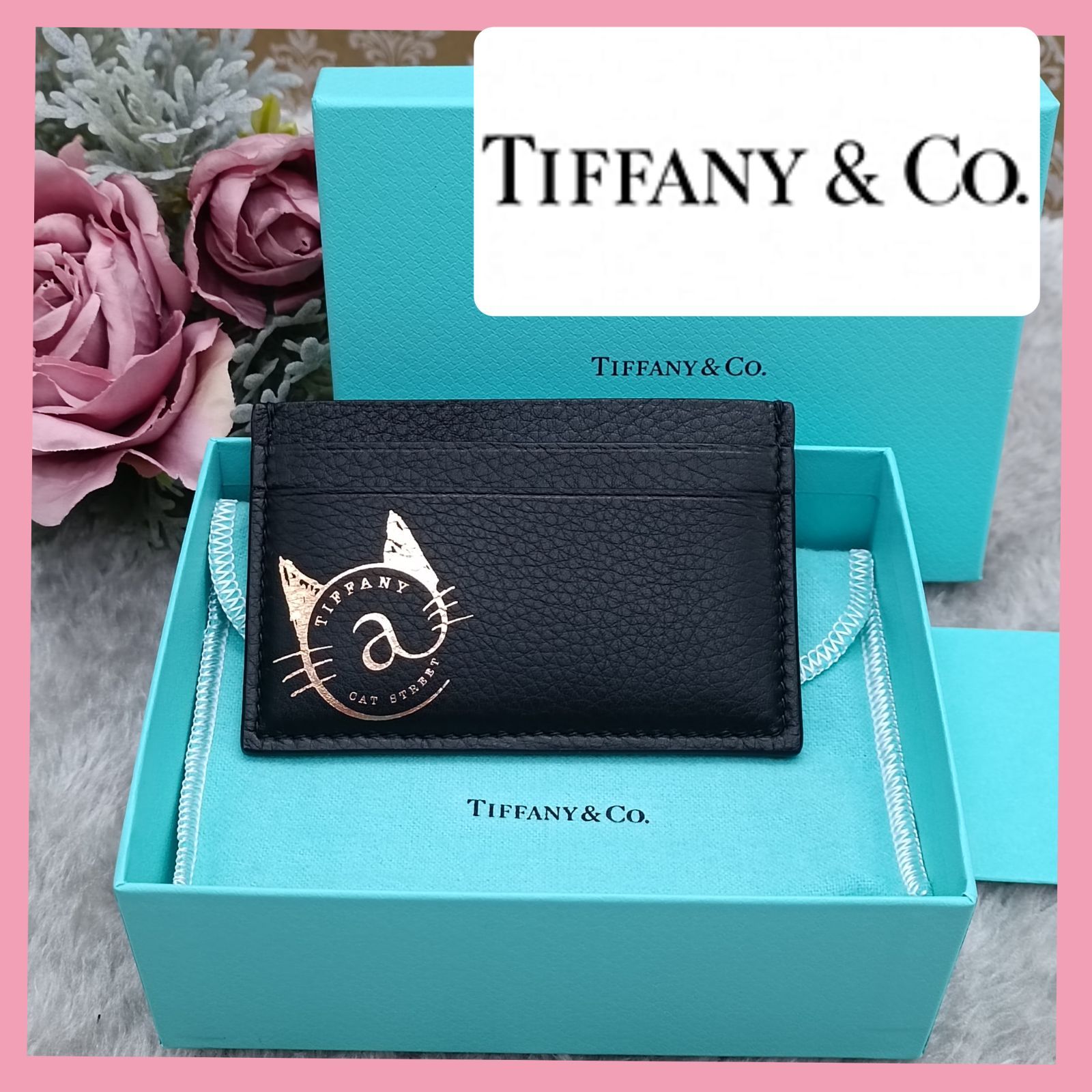 Tiffany 》 ティファニー キャットストリート カードケース 限定品 