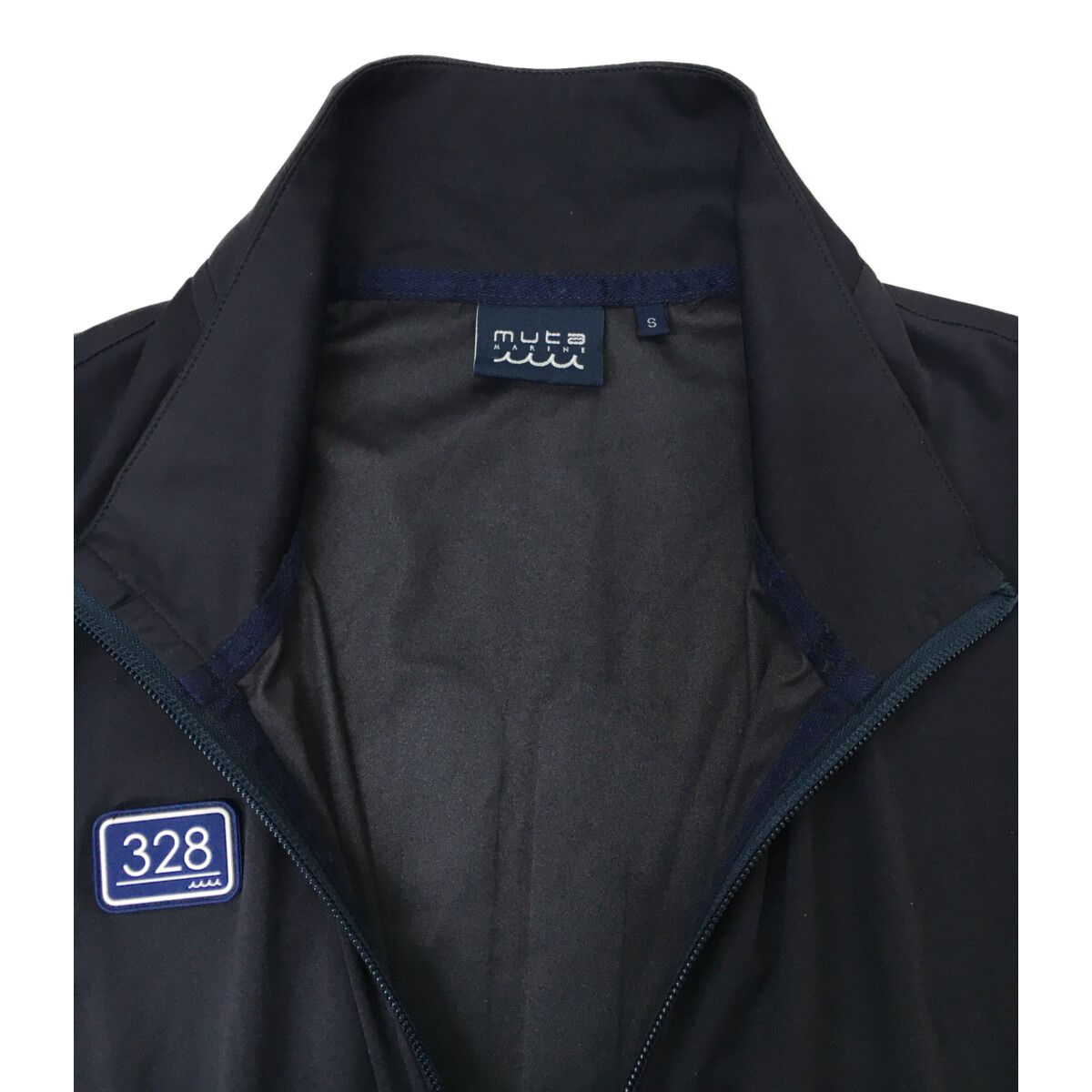 coco 中古 ムータマリン muta MARINE レディース ブルゾン S 紺 ネイビー パッカブルブルゾン ダブルジップ ネコパケ発送可 K6606 中古 レディース ムータマリン muta MARINE ブルゾン S 紺