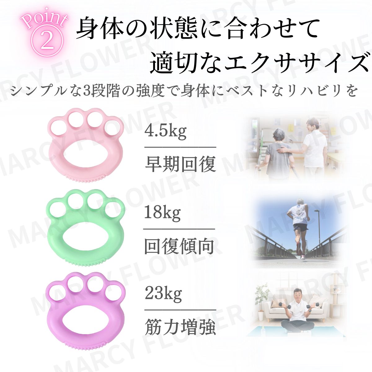 2個セット】握力 トレーニング グリップ 筋トレグッズ ハンドグリップ