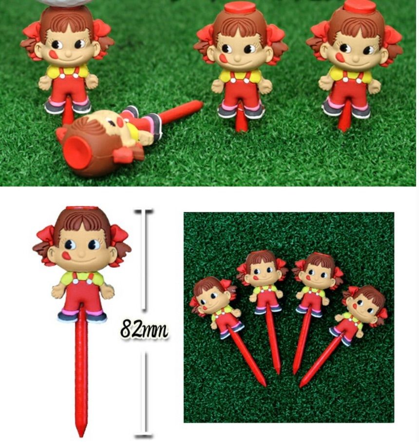 ペコちゃん ゴルフティー ＆ チップマーカー セット - メルカリ