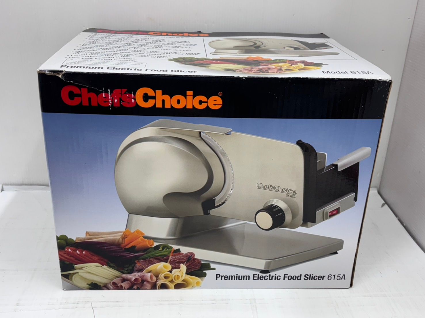 h4543Chef's Choice 615A ミートスライサー シェフズチョイス