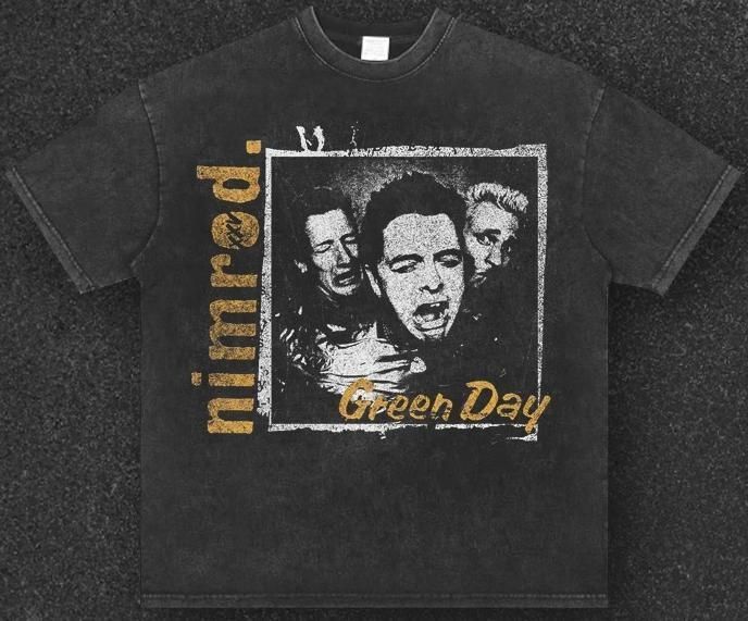グリーン デイ Green Day バンド ヴィンテージ加工 半袖 Tシャツ