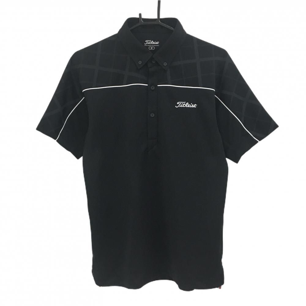 極美品 Titleist タイトリスト ビックロゴ ポロシャツ LL ブラック Titleist - 極美品 Titleist タイトリスト ビックロゴ