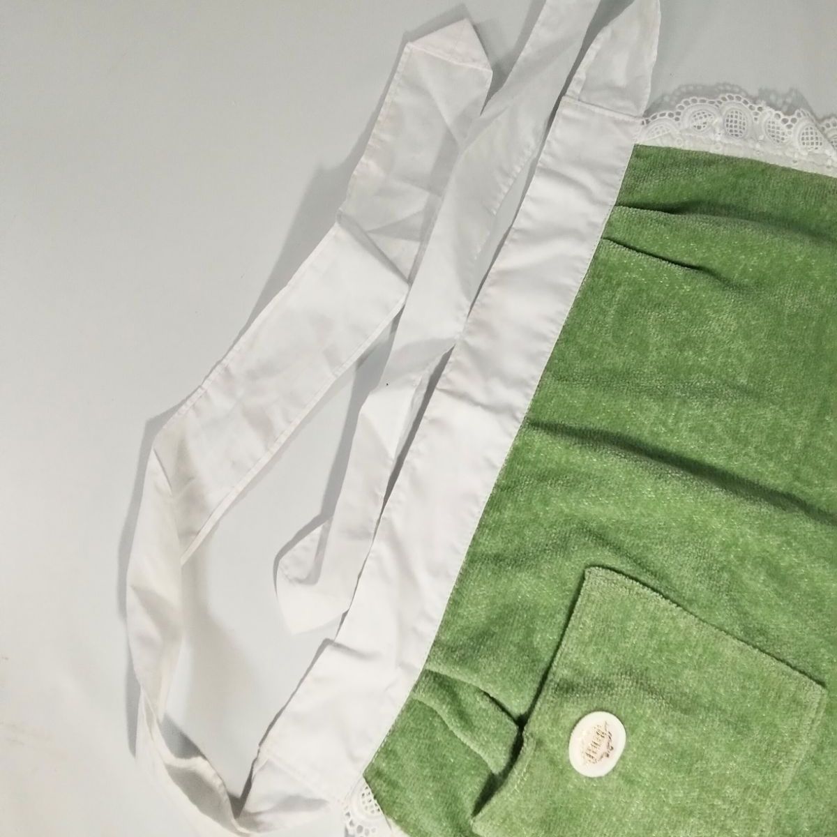 FEILER エプロン FEILER フェイラー 花柄刺繍 エプロン 緑 《NO 00949》 - メルカリ