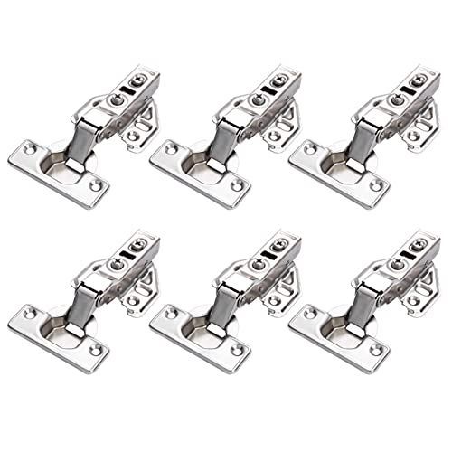 6個セット HAMILO ドア用スライド蝶番 ヒンジ 家具用 戸棚扉 クローゼット 蝶番 (6個セット)