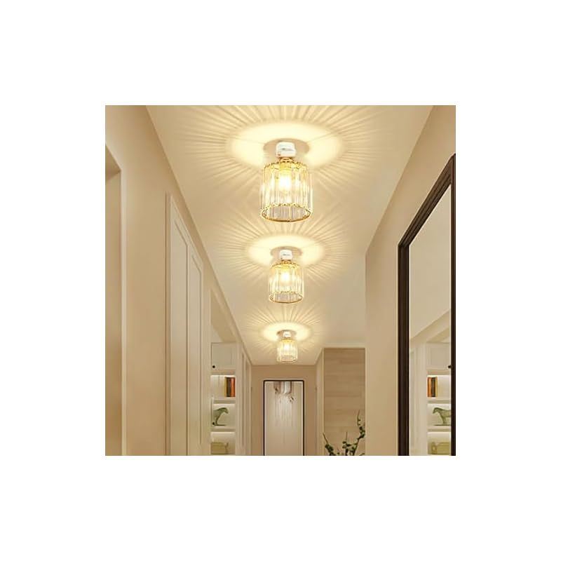 KY LEE シーリングライト 1灯 E26 クリスタル インテリア ガラス 天井照明 室内照明 玄関照明 飾り レトロ モダンおしゃれ シンプル カントリー ナチュラル 新品 KY LEE シーリングライト 1灯 E26 クリスタル インテリア