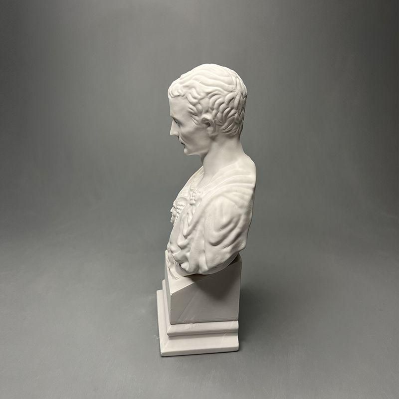 石像 胸像 書斎 玄関 茶寵 装飾品 工芸品 美術品 置物 シーザー石膏像彫刻胸像 玄関 書架 芸術品 美術品 置物 装飾品