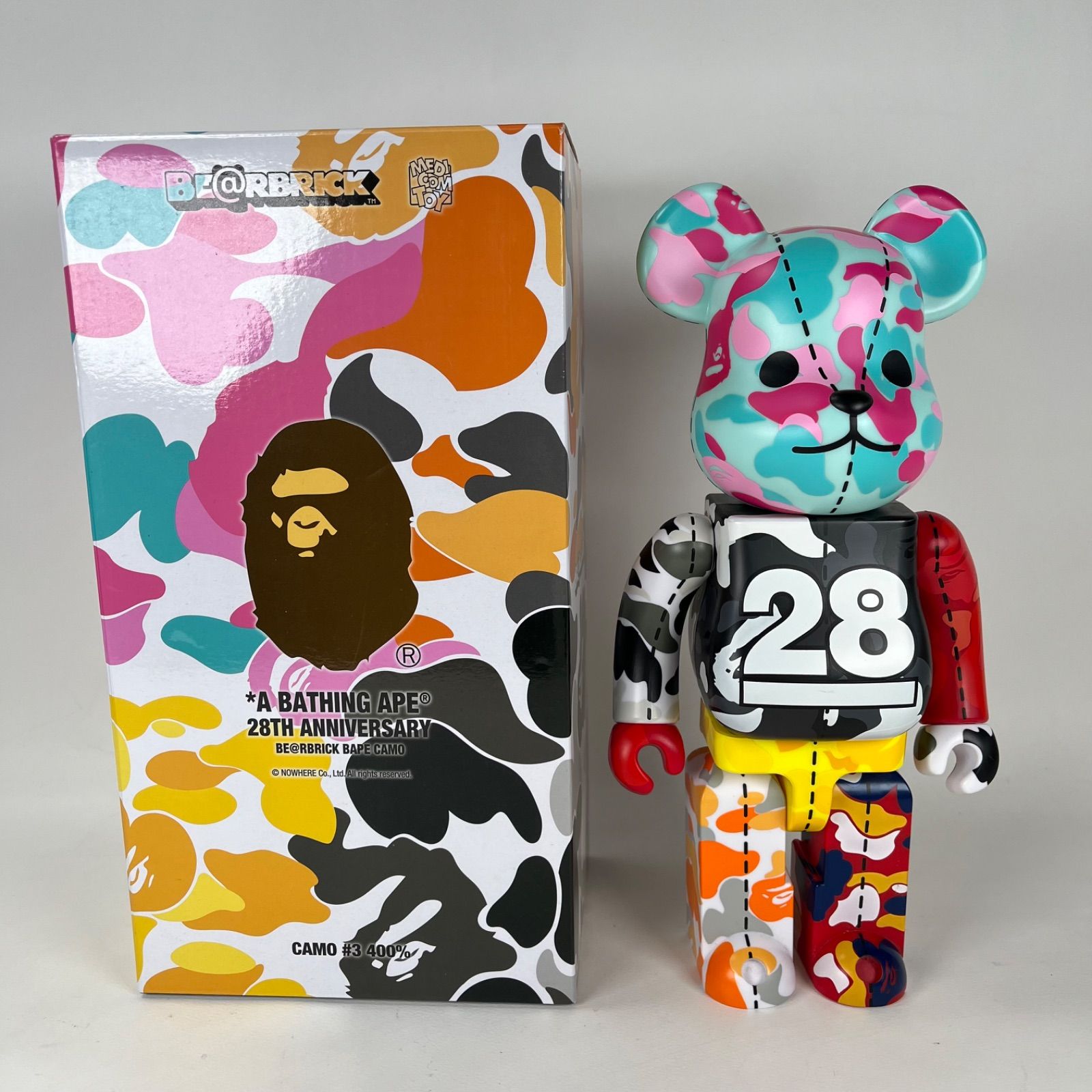 エンタメ/ホビーBE@RBRICK ベアブリックBAPE CAMO 28TH #3 400% - urtrs.ba