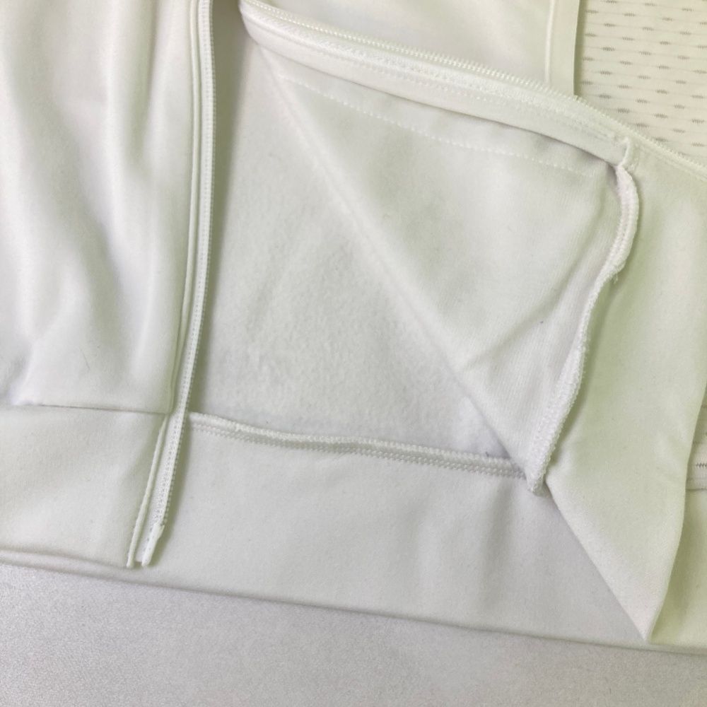 サイズ：L ADIDAS GOLF アディダスゴルフ 2024年 裏起毛 ジップジャケット  ホワイト系 [240101488376] ゴルフウェア レディース ストスト サイズ：L ADIDAS GOLF アディダスゴルフ 2024年 裏起毛 ジップ