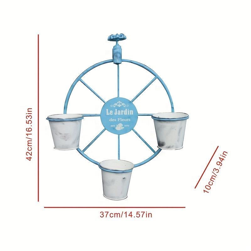 鉄製 プランターポット付