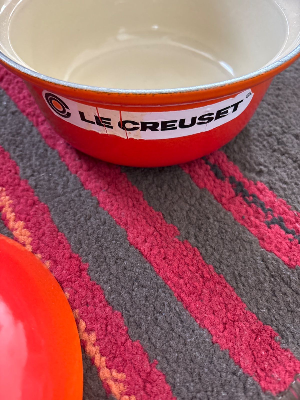 LE CREUSET ルクルーゼマルチファンクション オレンジ - Mercari