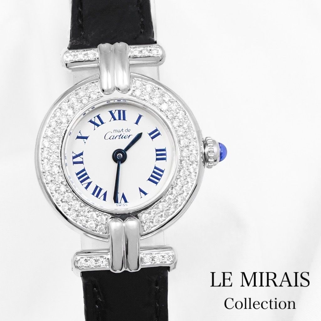 HERMES エルメス レディース腕時計 クリッパー QZ デイト シルバー 白