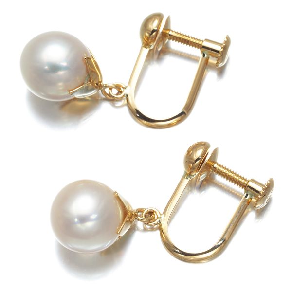 TASAKI タサキ イヤリング パール 真珠 7.2mm/7.4mm K18YG #165206  