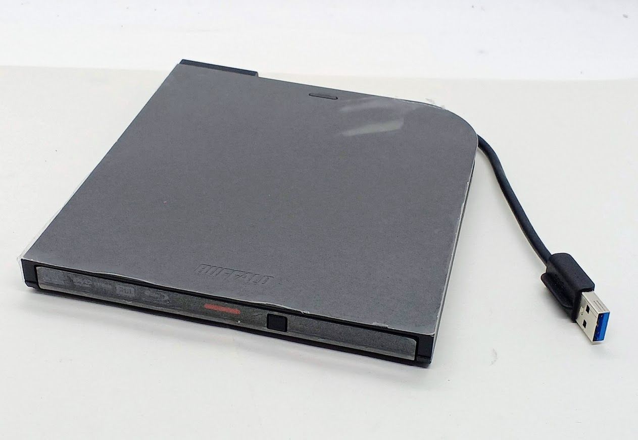 BUFFALO BRXL-PT6U3-BKD BDXL対応 USB3.0用 ポータブルブルーレイドライブ スリムタイプ 新古品