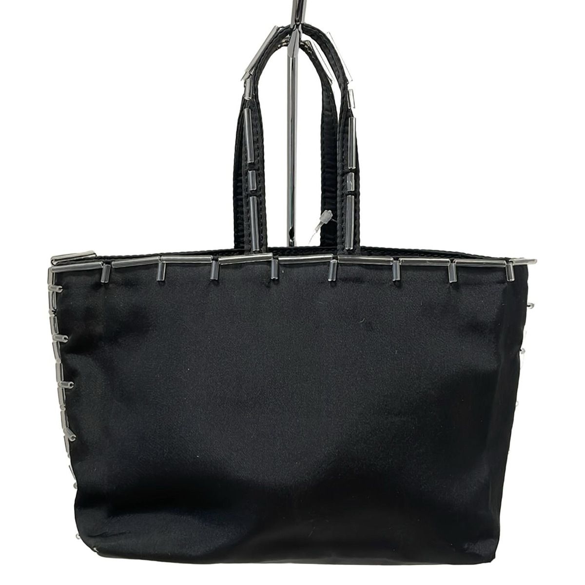 PRADA プラダ トートバッグ - B8311 黒×クリア ミニバッグ